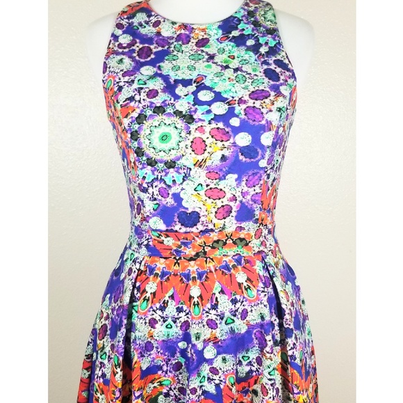 Nanette Lepore Print Fit n Flare Dress - Picture 2 of 5